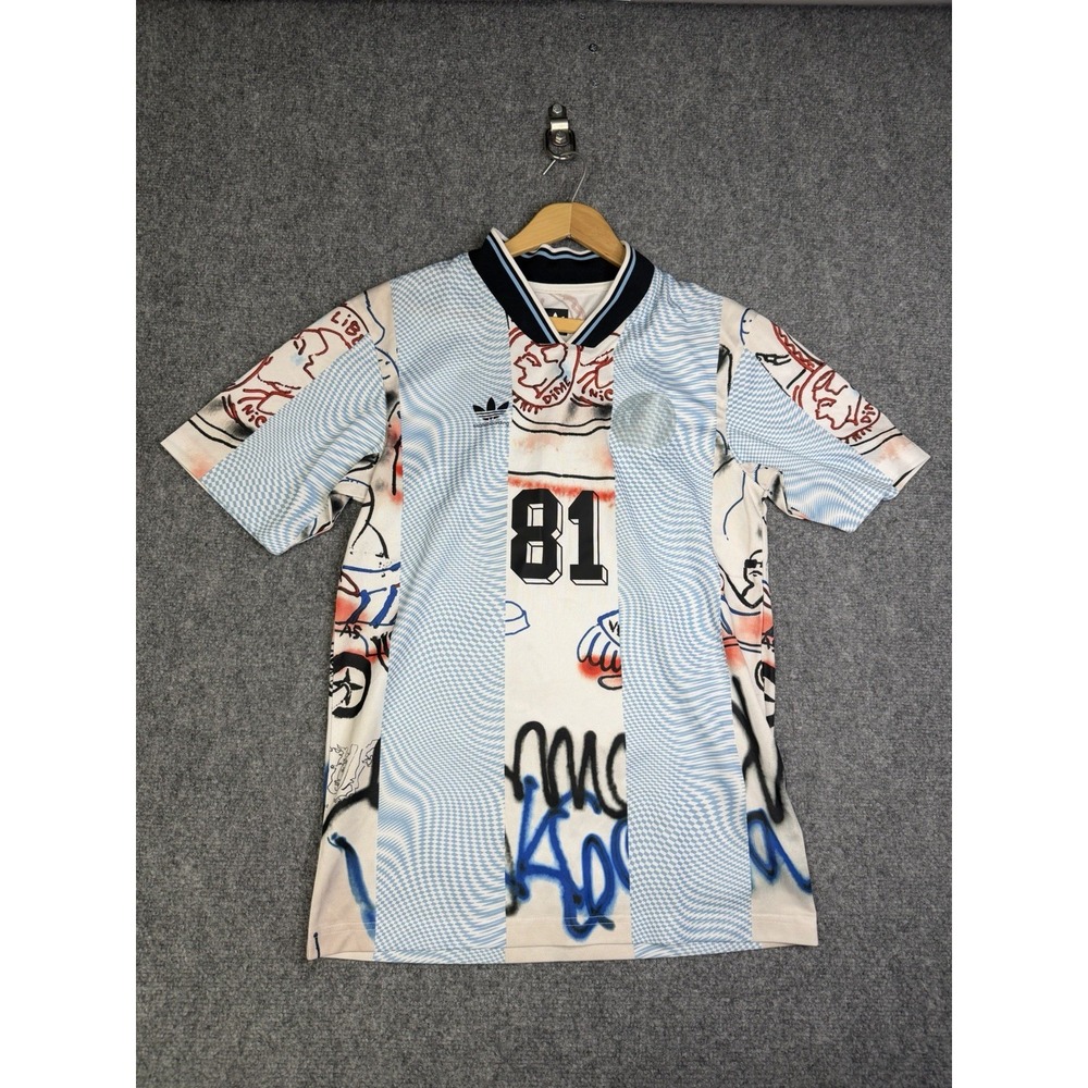 Men's Adidas Mark Gonzales Skateboarding Soccer Jersey Shirt Size Small Dime